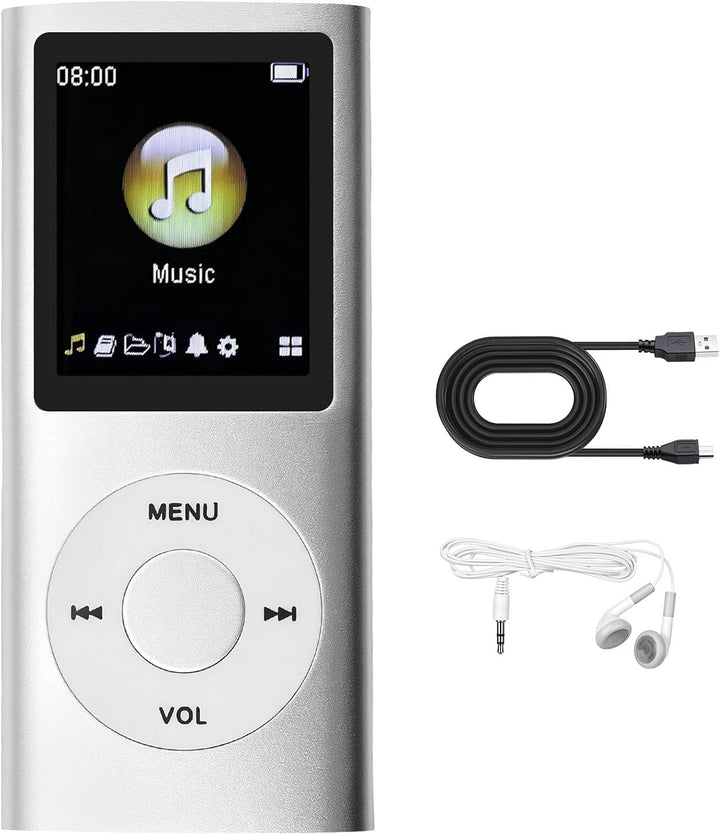 MP3/MP4-Player Unterstützt Bis zu 64 GB TF-Karte Tragbarer MP3 Musik Player 1.8 Zoll LCD Bildschirm