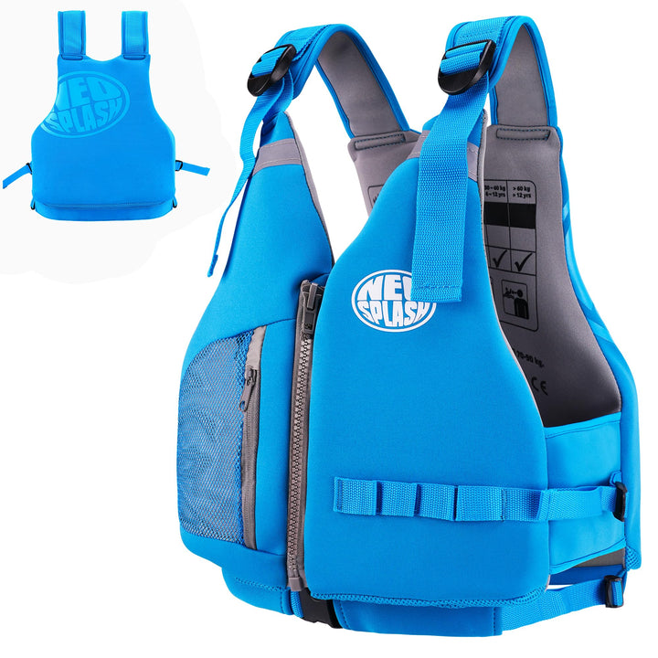 Schwimmlernweste Erwachsene, Schwimmhilfe, Festtoffweste ideal für den Wassersport, Kajak, Bootfahre