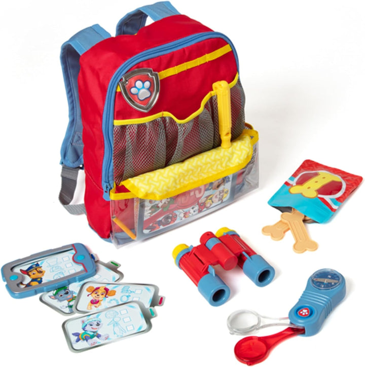 Melissa & Doug - Paw Patrol Rucksack, 15-teilig, Rettungsmission-Set, Rollenspiel, Für Kinder ab 3 J