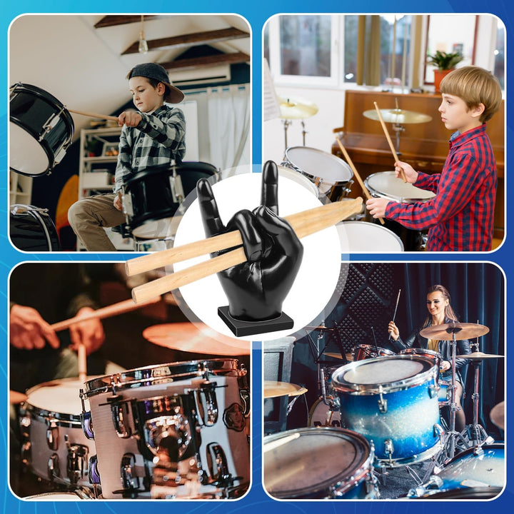 Drumstick Halter Drumsticks Holder Hand, Schlagzeug Zubehör Display Show Rack, Harz Rock Hand Drum S
