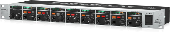 Behringer POWERPLAY HA8000 V2 8-Kanal-Hochleistungs-Kopfhörer-Misch- und Verteilverstärker, POWERPLA
