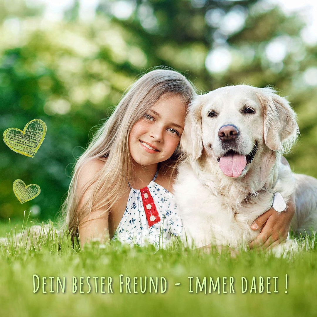 Monkimau Halsband für Hunde aus echt Leder geflochten verstellbar (XL 54-62cm) L-XL: 30mm x 70cm, L-