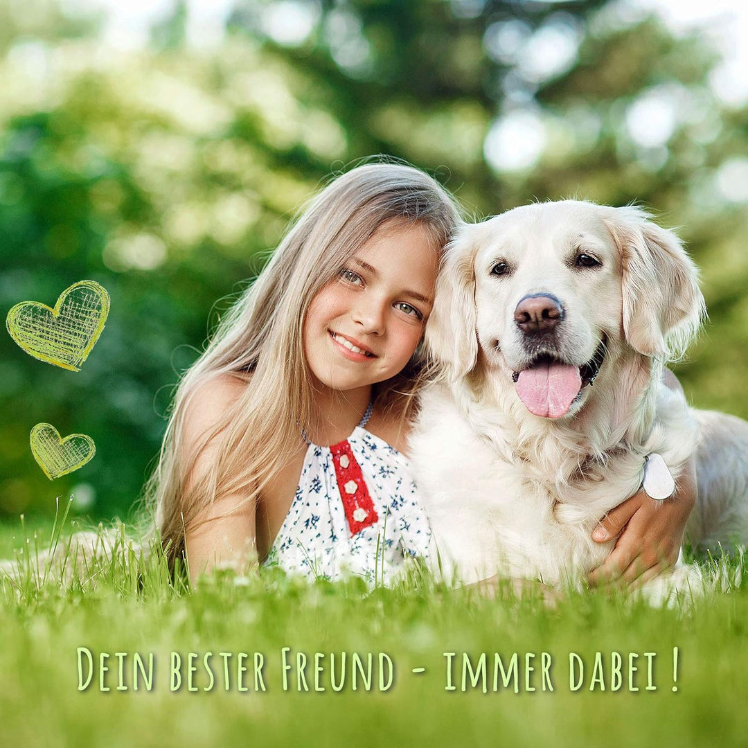 MONKIMAU Halsband für Hunde aus echt Leder geflochten verstellbar M 35-43cm S-M: 30mm x 50cm, S-M: 3