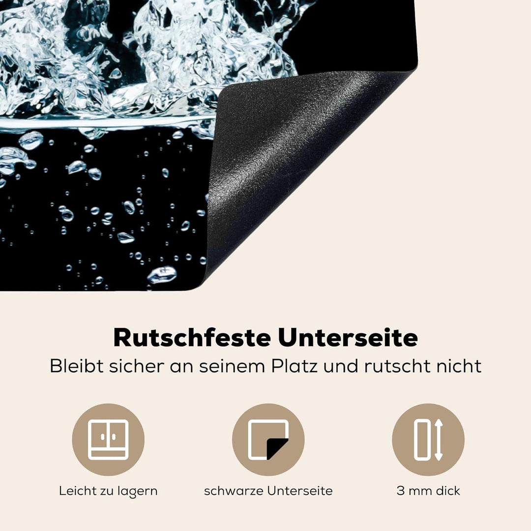 Herdabdeckplatte Einteilig Induktionsmatte Küche Abdeckung Ceranfeld Herd Abdeckplatte Deko Vinyl Ma