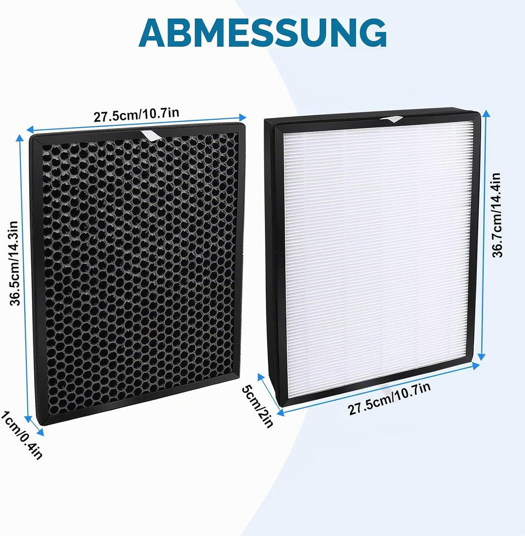 FY2420/30 FY2422/30 Ersatzfilter Kompatibel mit Philips AC2882 AC2887 AC2889 AC3829 2000er und 3000e