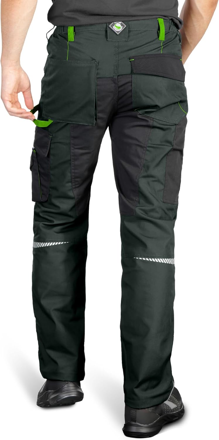 Stenso Prisma Arbeitshosen Männer mit Elastischer Bund - Arbeitshose Herren mit Hammerschlaufe, Vers