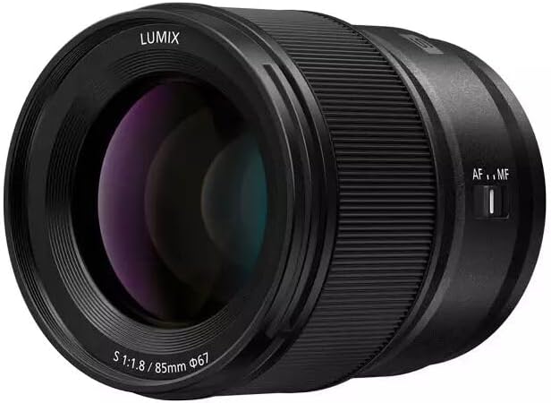 Panasonic S-S85E LUMIX S Objektiv (85mm, L-Mount Objektiv, F1.8, Filtergrösse 67mm) schwarz, 85mm