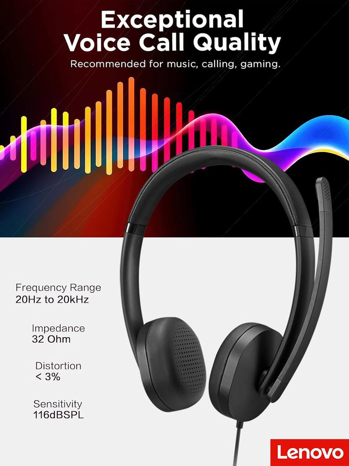 Lenovo Wired Stereo Headset G2