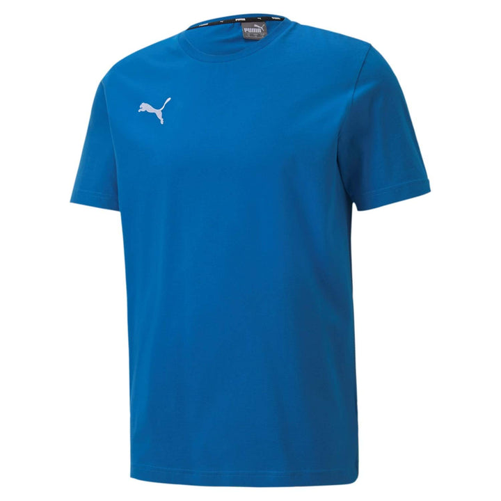 PUMA Unisex ESS+ Tape Tee t-Shirt XS Electric Blue Lemonade, XS Electric Blue Lemonade