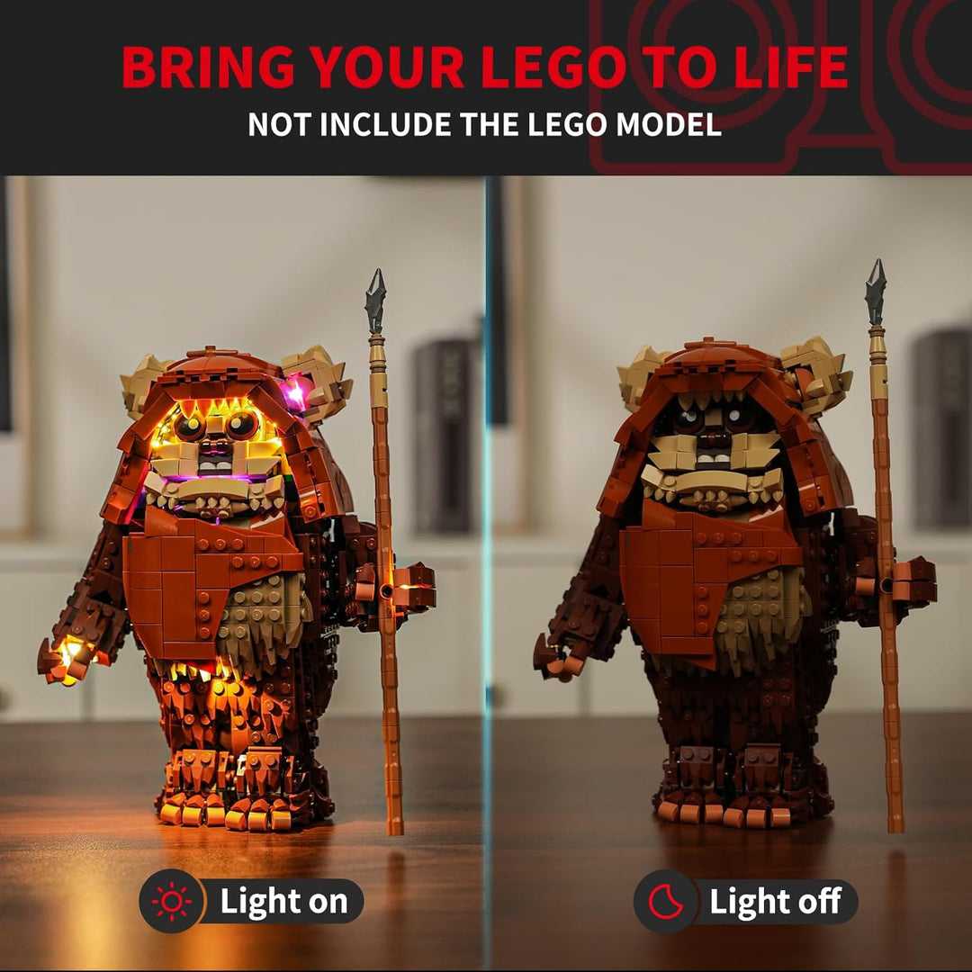 BRIKSMAX Licht für Lego Der Ewok Wicket 75430 - Compatible with Lego Star Wars Bausteinen Modell - O