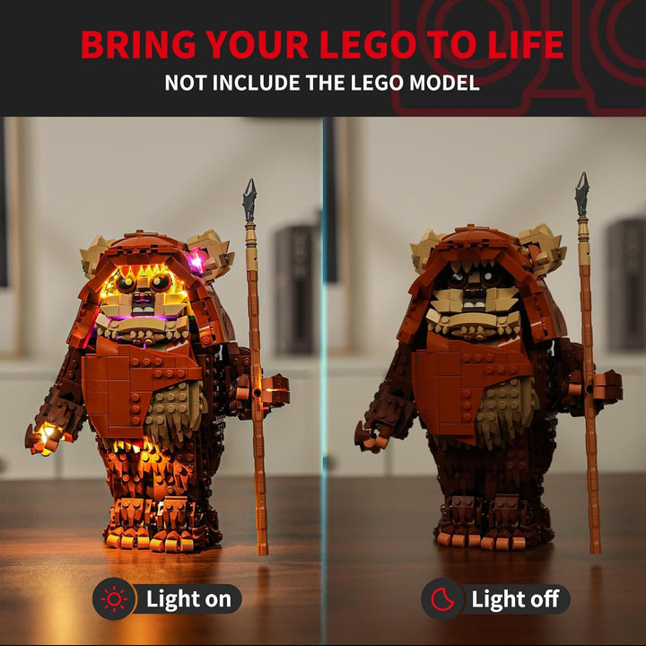 BRIKSMAX Licht für Lego Der Ewok Wicket 75430 - Compatible with Lego Star Wars Bausteinen Modell - O
