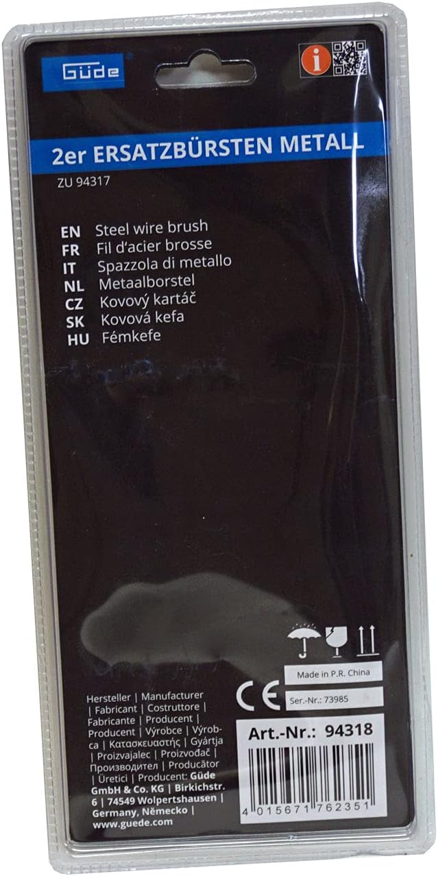 Ersatzbürsten 2er Set, Metall