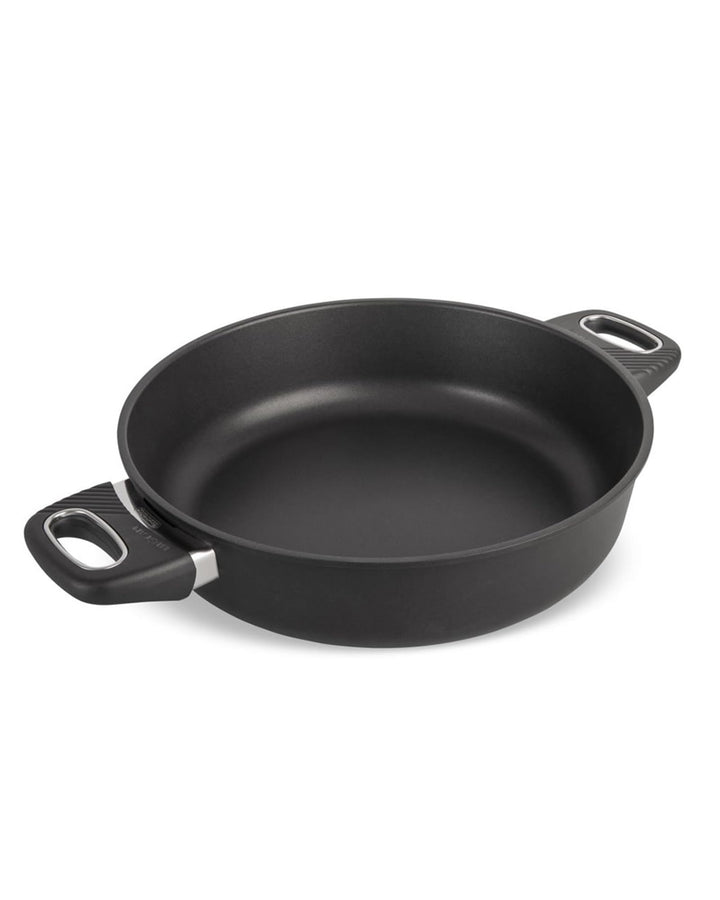 Original Gundel GUSS-KASSEROLLE, Ø 28 cm, Höhe 7,5 cm, BIOTAN-Oberfläche, Schmortopf mit backofenfes