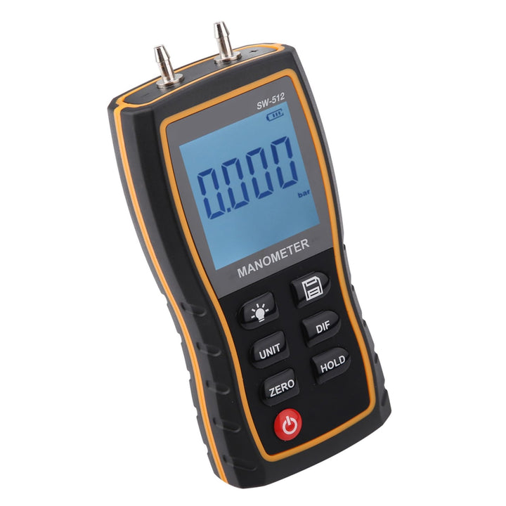 SW-512B Differenzdruckmessgeräte Hochpräzises HLK-Gasdruckprüfgerät Digitalanzeige Manometer Handluf