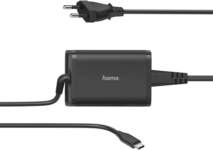 Hama USB C Notebook Netzteil Universal Notebook-Netzteil 5 V, 9 V, 12 V, 15 V, 19 V Volt (Laptop Net