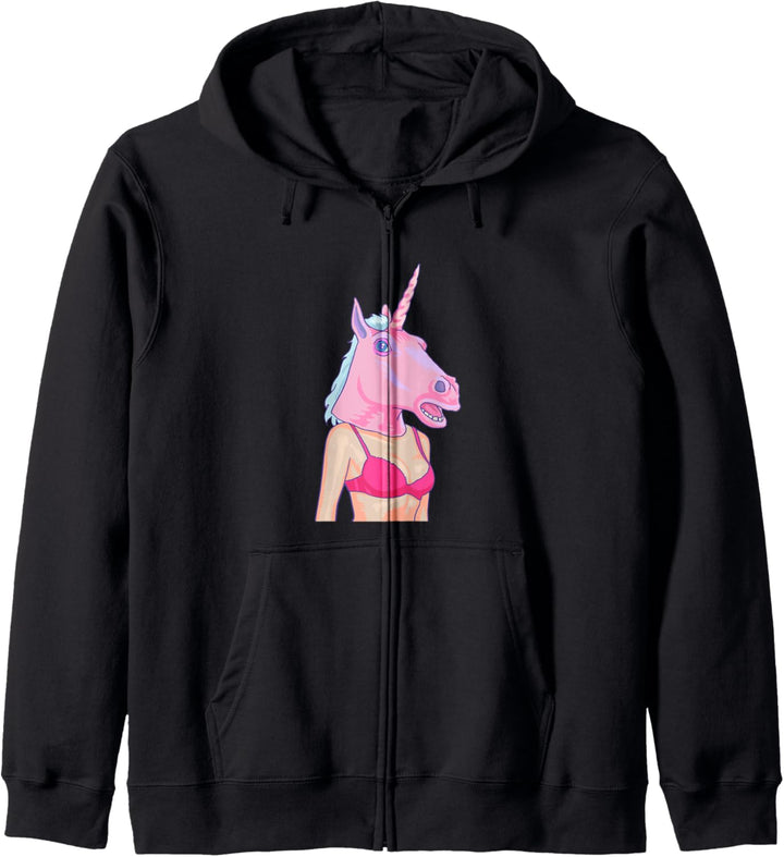Pastell Goth Einhorn Mädchen Goth Geschenk Kapuzenjacke
