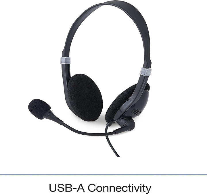 Verbatim Stereo-USB-Headset mit Mikrofon und Inline-Fernbedienung Stereo mit Inline-Fernbedienung, S