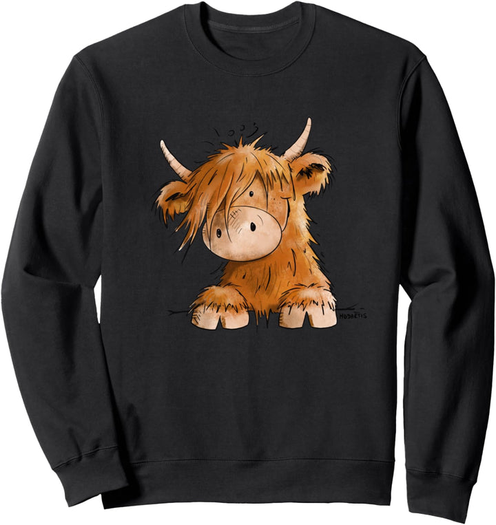 Schottisches Hochlandrind Kopf I Highland Rind Kuh Fun Sweatshirt