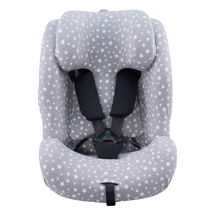 JYOKO Bezug fur Autositz kompatibel mit Recaro Salia 125 und Joie I-Spin Grow (White Star)