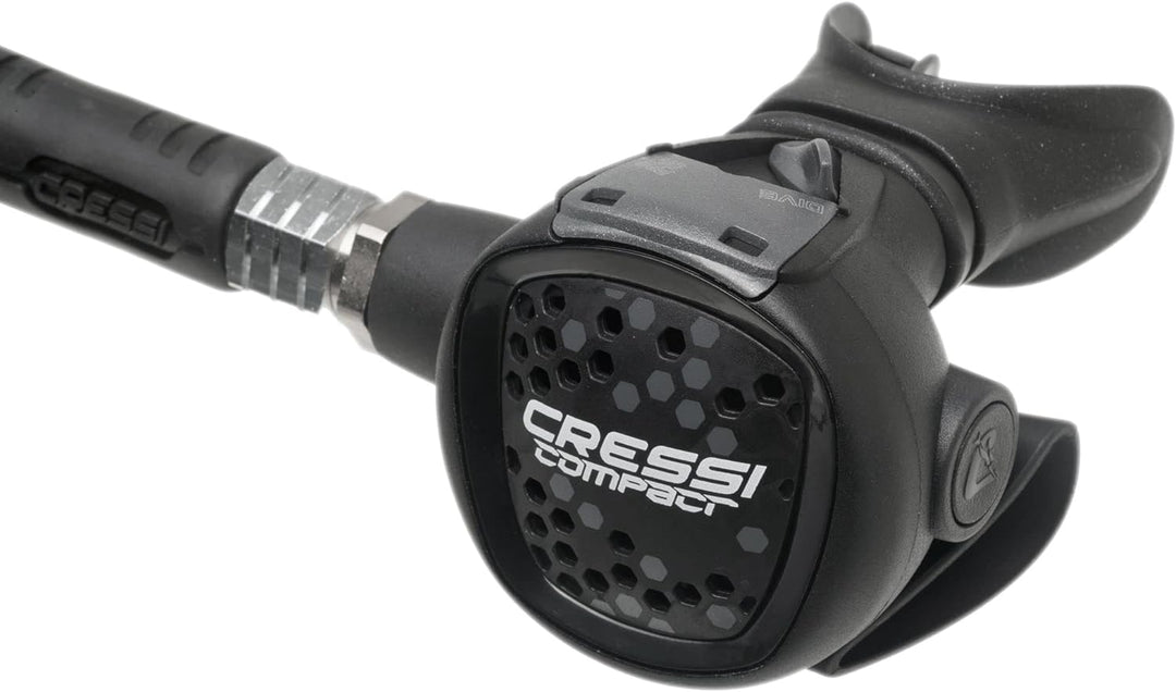 Cressi MC9/XS Compact Regulator - Atemregler zum Tauchen, erhältlich INT oder DIN Version, Unisex fü