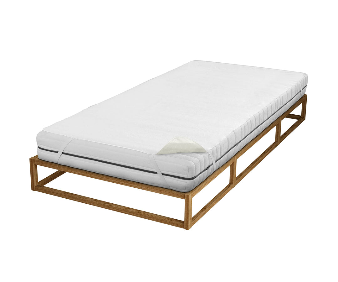 Sleep & Protect wasserundurchlässige Molton-Matratzenauflage 0808315 weiss 1x 90x190 cm