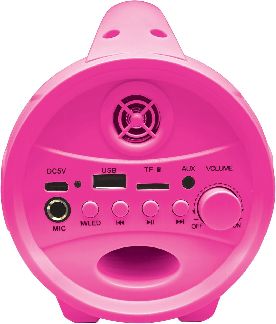 Lexibook, Barbie, Kabelloser Lichtlautsprecher mit Mikrofon, Stereosound, Karaoke-Funktion, USB- und