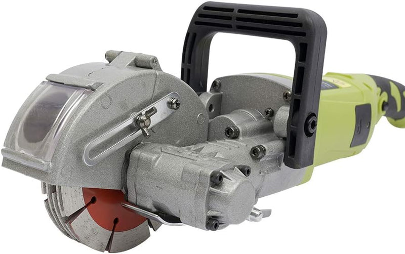 4000W 6000U/min Mauernutfräse Schlitzfräse Wandschlitzer Grün Schlitzfräse Mauernutfräse Elektrische