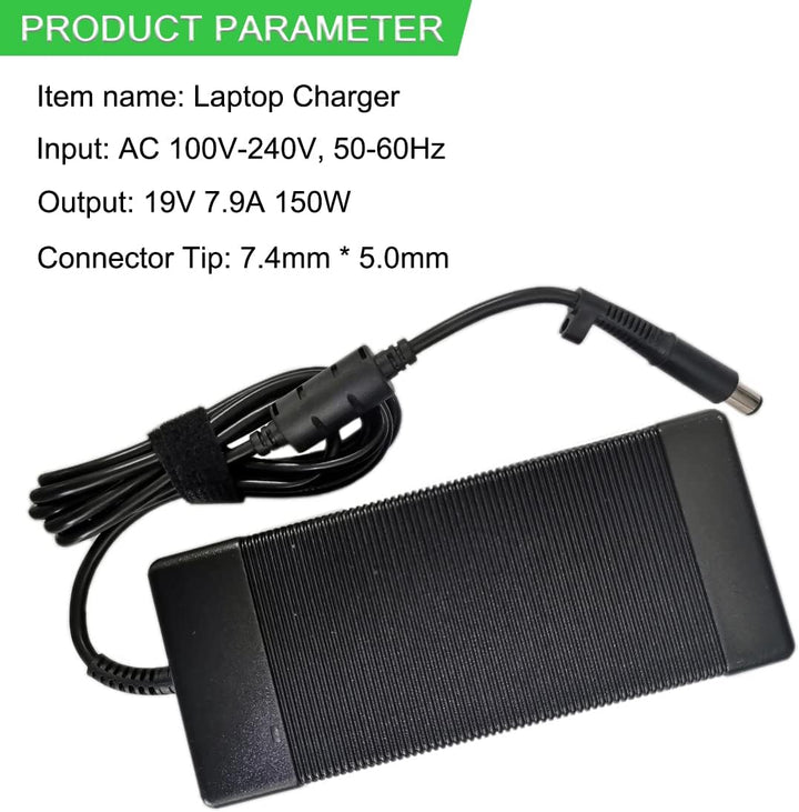 XITAIAN 19V 7.9A 150W Adapter Netzteil Ladegerät Ersatz für HP HSTNN-HA09 (7.4x5.0mm)