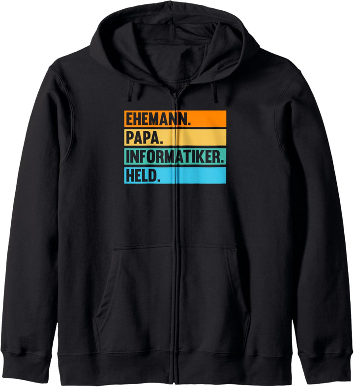 Papa Vater Informatik Programmierer Informatiker Kapuzenjacke