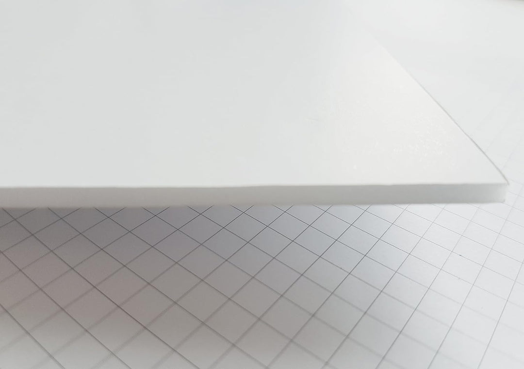 Leichtschaumplatte weiss 10mm, 700 x 500mm – leicht zuschneidbar, 700 x 500mm