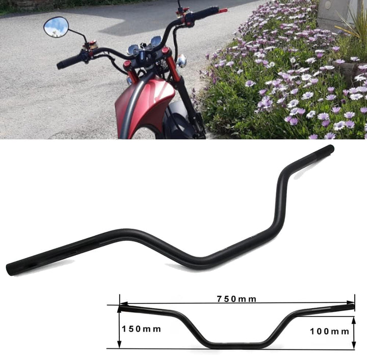 Motorradlenker 7/8"22mm Lenker Universal für EXC TE DL CRF CB YZF WR XT KLX KX DRZ KLR Dirt Bike ATV