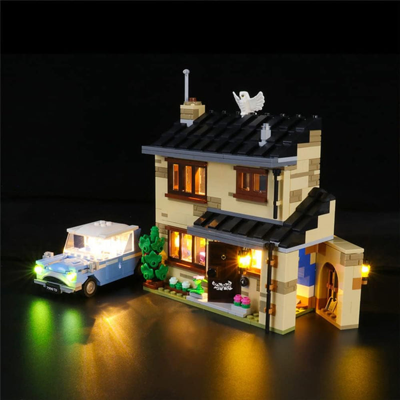 GEAMENT LED Licht-Set Kompatibel mit Lego Harry Potter LiGUKterweg 4 (4 Privet Drive) - Beleuchtungs