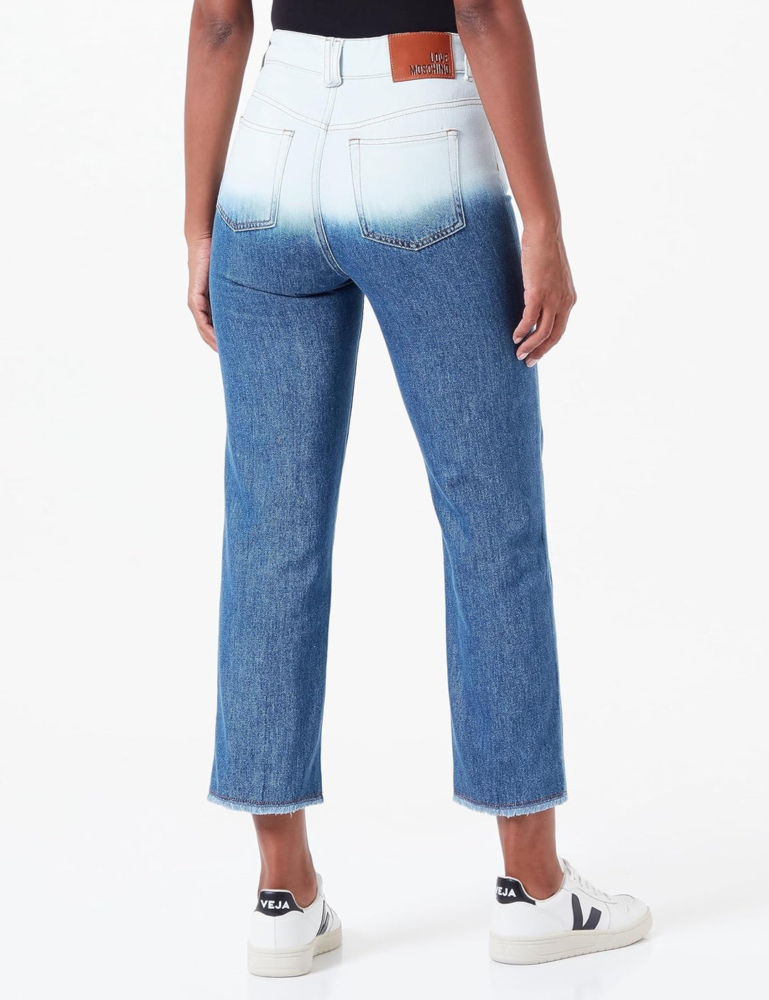 Love Moschino Damen Casual Pants 26 Degrade Blue Denim, 26 Degrade Blue Denim