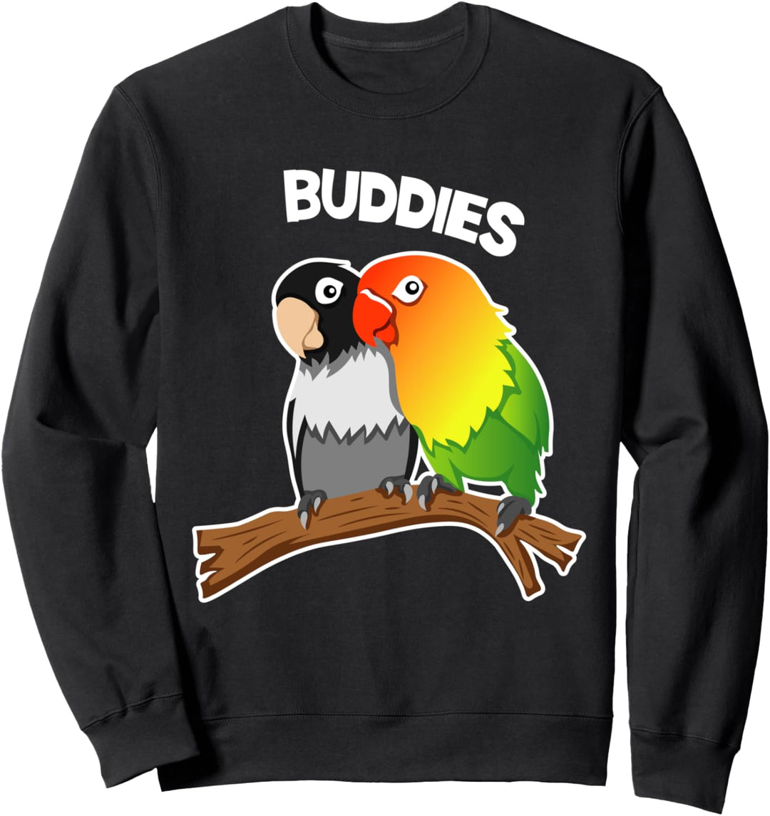 Buddies Vogelhalter Papagei Haltung Sweatshirt