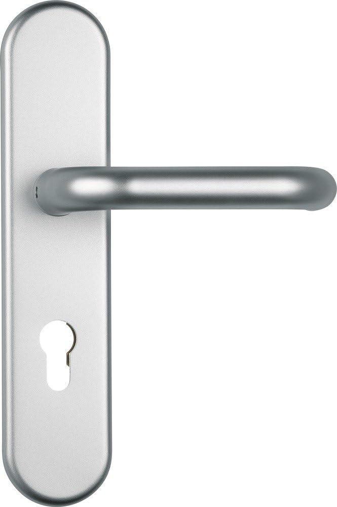 ABUS Tür-Schutzbeschlag KLZS714 F1 aluminium für Feuerschutztüren 42558 F1 Aluminium Wechselgarnitur