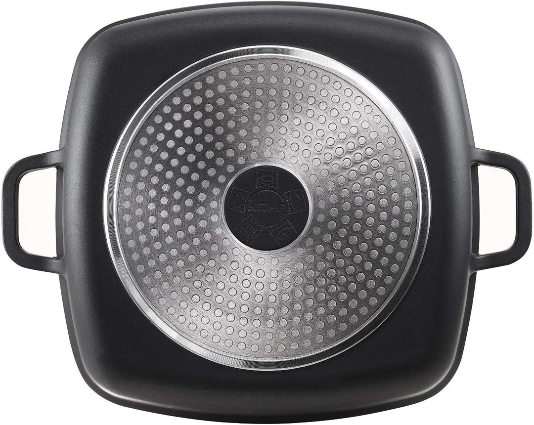 Kopf Bräter Santorin Aluguss 35 x 28 cm 5 Liter inkl. Glasdeckel, 5 Liter