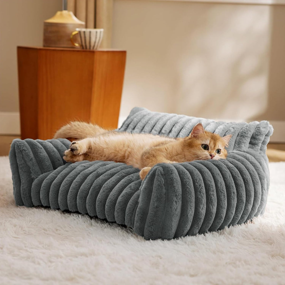 Katzensofa Bett Haustier Couch 50x40x20cm Orthopädische Hund Flauschig Und Waschbar Katzencouch Mit