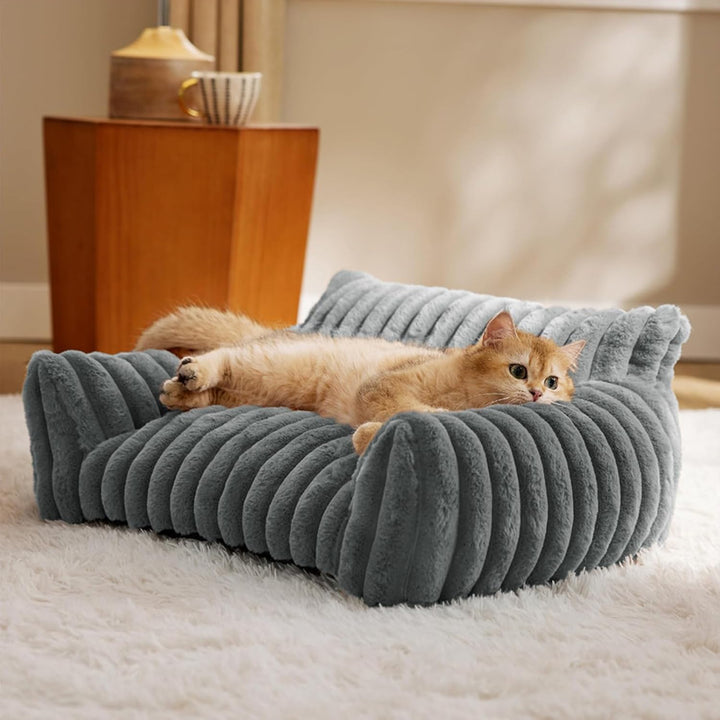 Katzensofa Bett Haustier Couch 50x40x20cm Orthopädische Hund Flauschig Und Waschbar Katzencouch Mit