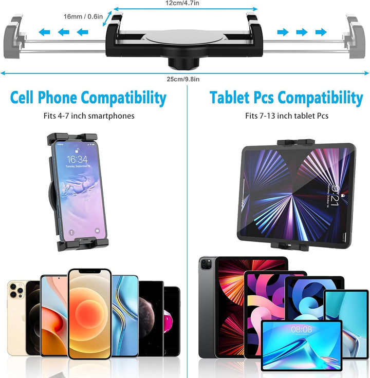 Oilcan Tablet Auto Armaturenbrett Halter, Schwanenhals KFZ Handy & Tablethalterungen Saugnapf [Stoss