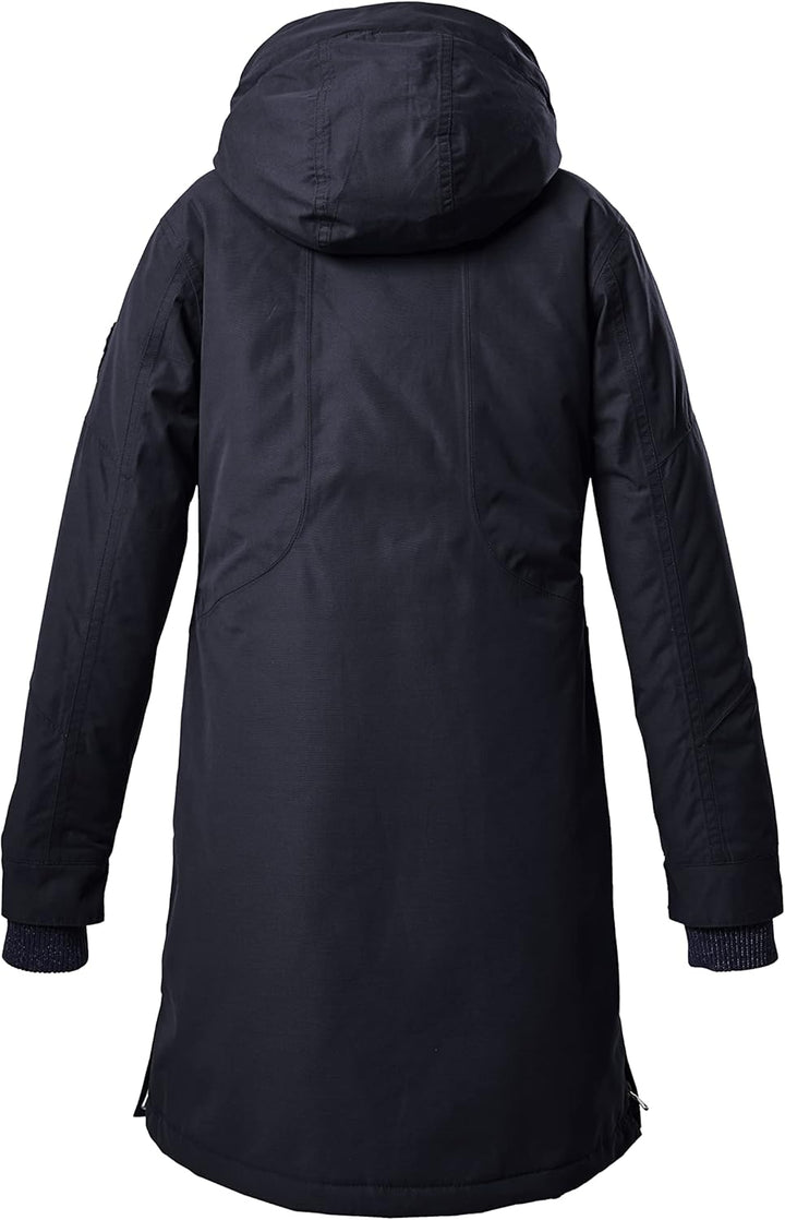 Killtec Mädchen Kow 186 Grls Ct Outdoormantel/Funktionsparka mit abzippbarer Kapuze, dunkelnavy