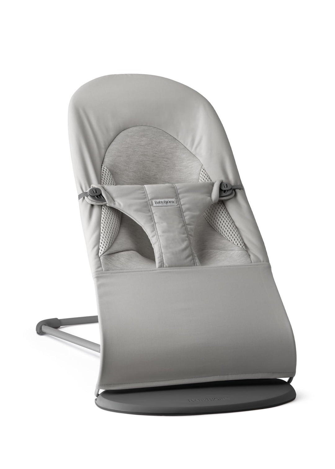 BabyBjörn Babywippe Balance Soft, Gewebt/Jersey, Tri-Fabric, Hellgrau