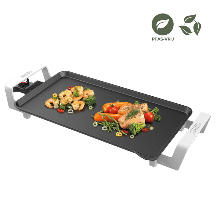 Bourgini Elements - Grillplatte - Grillplatte - PFAS Freie Keramikbeschichtung - 46 x 26 cm - GRS ze