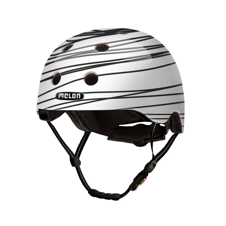 Melon »Scribble« Leichter und Cooler Fahrradhelm für Damen, Herren und Kinder mit maximalem Schutz S