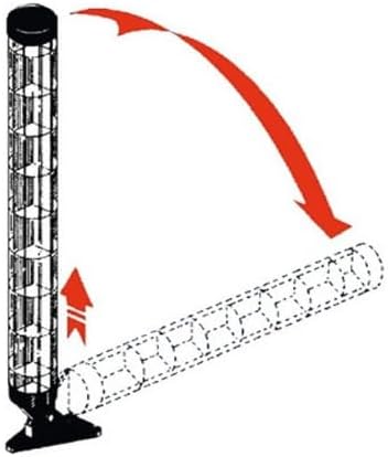 BSSTORE Radar-Reflektor für Bootsfahrt, 630 mm Länge, 50 mm Durchmesser, Tragkraft 2,5 Seemeilen
