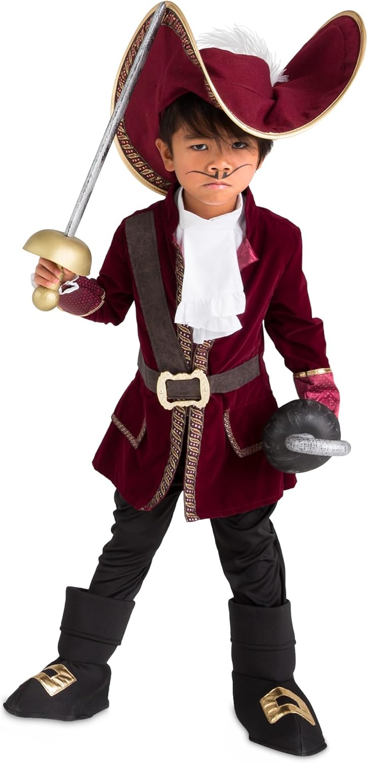 Disney Store Official Kapitän Haken Piratenhut - Accessoires für Kinderkostüme