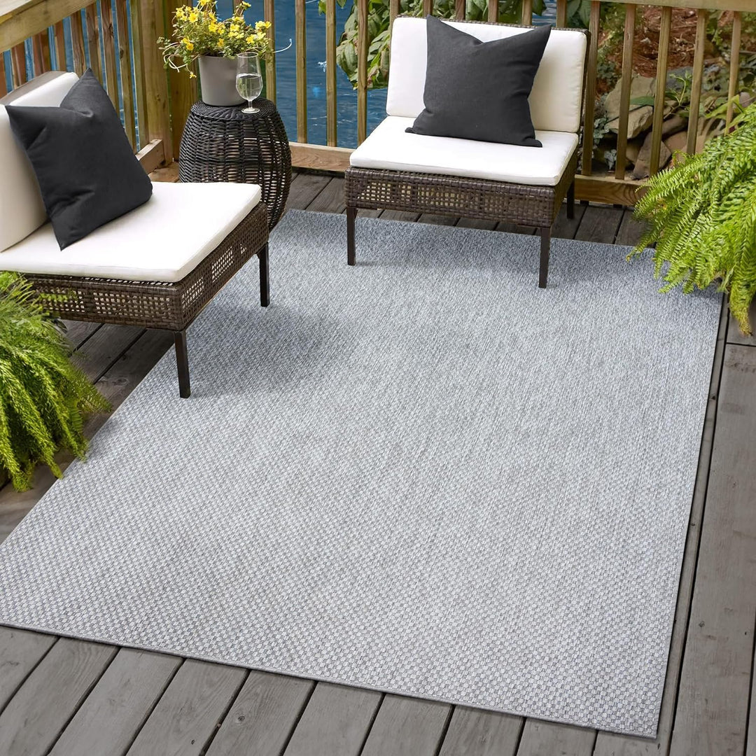 SANAT Melissa Outdoor Teppich Wetterfest - Balkon Teppich Wasserabweisend - Teppich für den Innen un