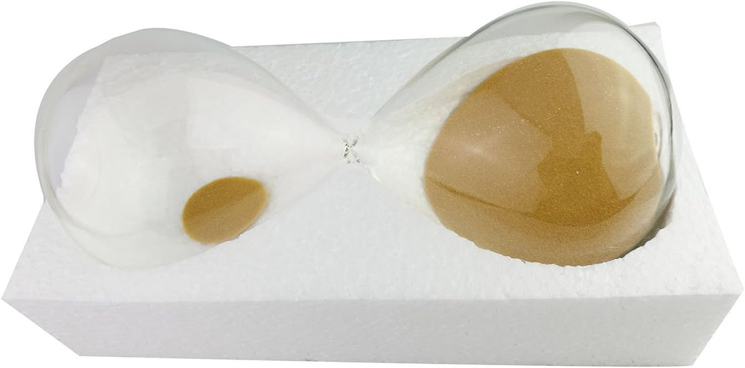 Sanduhr, farbig, Glas, ideal als Weihnachtsgeschenk oder zum Geburtstag 60 Minutes braun, 60 Minutes