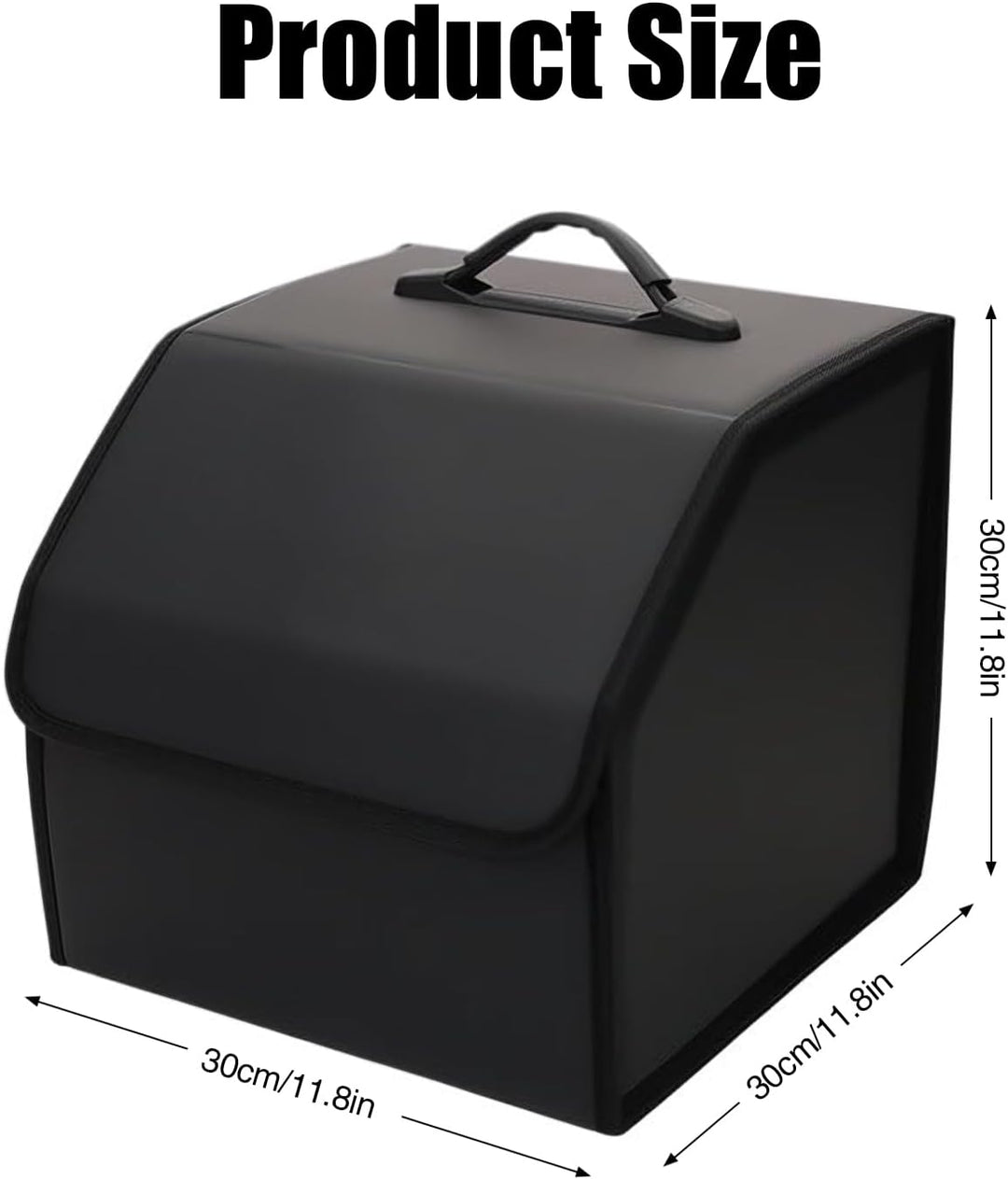 Auto Kofferraum Organizer, Kofferraumtasche Klappbar Aufbewahrungsbox PU Lede Auto box Kofferraum mi