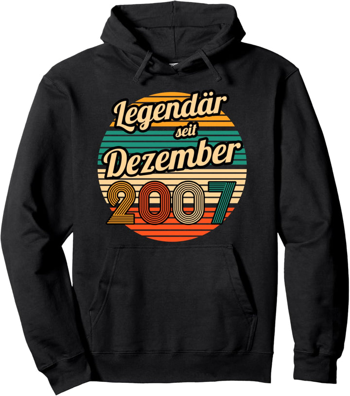 Legendär seit Dezember 2007 14.Geburtstag Junge 14 Jahre Pullover Hoodie