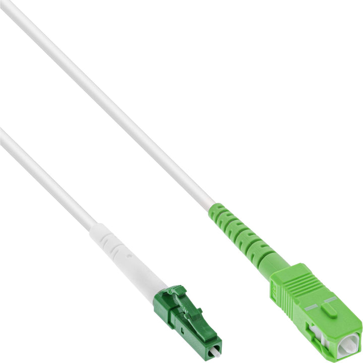 InLine® LWL Simplex Kabel, FTTH, LC/APC 8° zu SC/APC 8°, 9/125µm, OS2, 50m LC/APC 8° zu SC/APC 8° 50